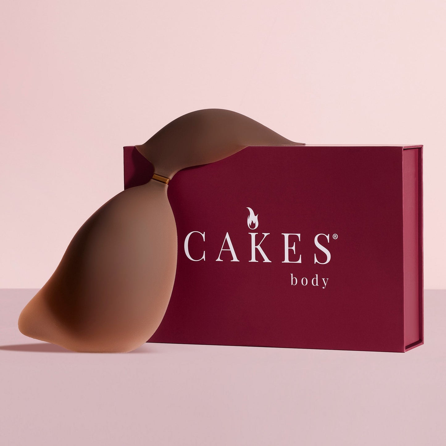 CAKES Invisible Push-Up Bra for Deep Necklines